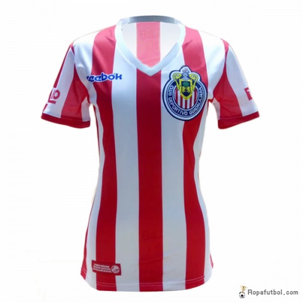 Camiseta Chivas USA Reebok Replica Primera Ropa Mujer 2017/18 Rojo